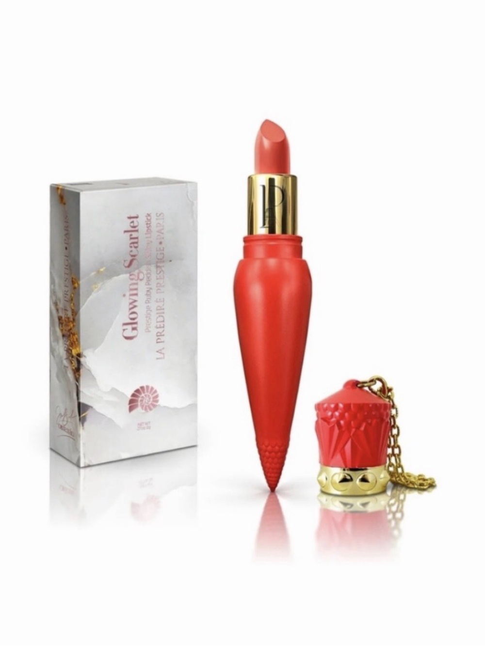 La Prestige Paris Enchanted Prestige Diamond Shiny Lipstick - Dark Rose